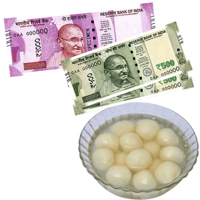 "Cash - Rs. 3,001 with  sweets - Click here to View more details about this Product